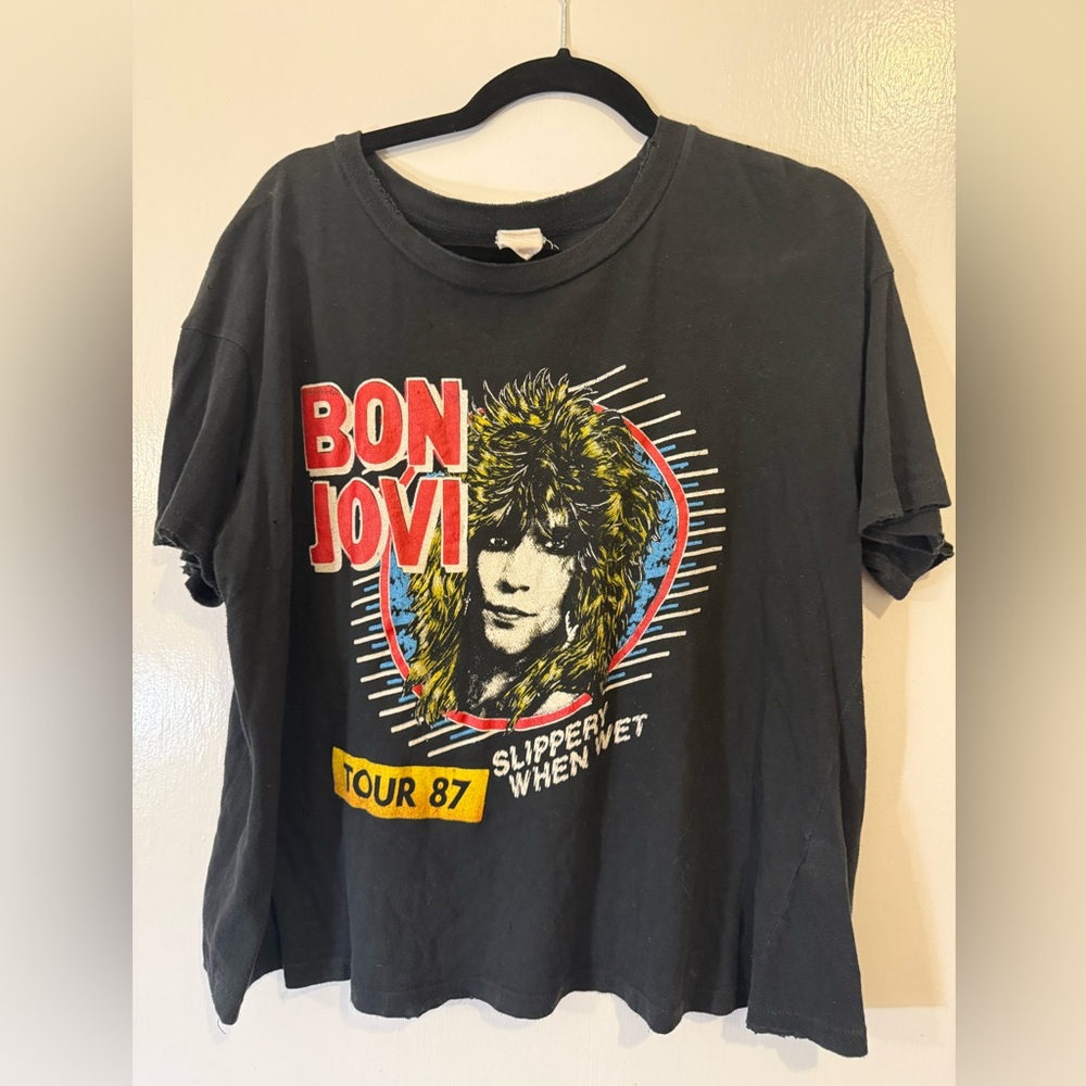 Made worn Bon Jovi Tour 87 Graphic T-Shirt